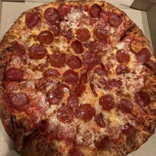 Pepperoni pizza