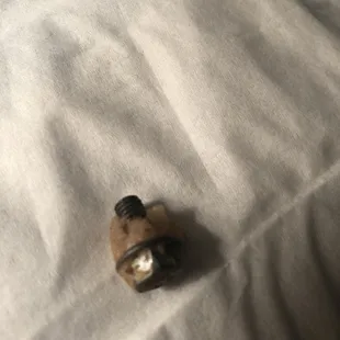 Picture of bolt baked into pizza!!