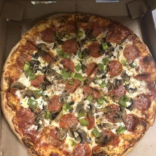 pizza, food