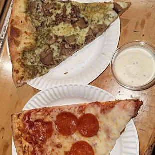 Pepperoni and Pesto Mushroom