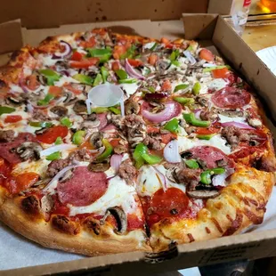Large half veggie and half Marcello special special