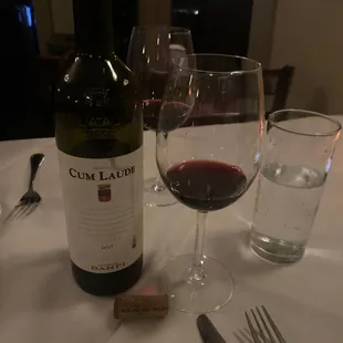 Tasty Italian wine.. similar to a Cab but a lighter finish.. easy to drink..