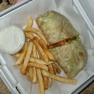 Below average wrap