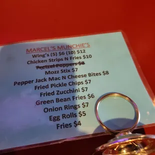 The app menu.