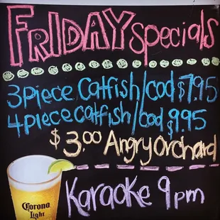 New specials