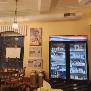 the interior of a restaurant