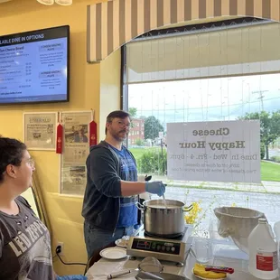 Ricotta making class
