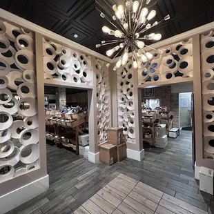 Interior entrance lobby