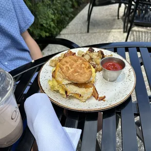 Big breakfast biscuit