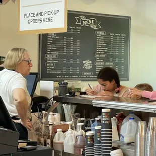 Lots of breakfast items and sweet treats to choose from.