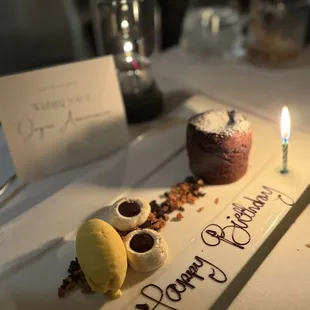 Chocolate soufflé cake