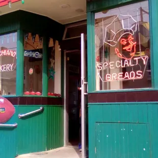 The colorful entrance to Marchiano's