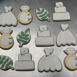 Decorated cutout cookies