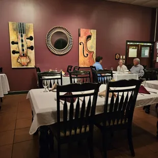 Parts of Musical Instruments on the Wall