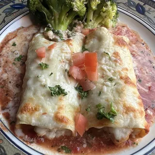 Seafood Manicotti