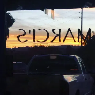 outside