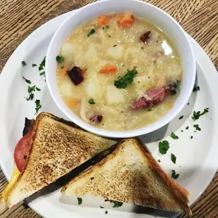 Wednesday Czech special sauerkraut soup