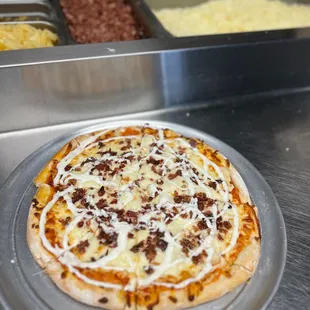 Buffalo Chicken Pizza with Ranch