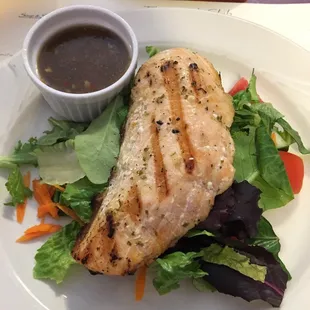 Grilled Salmon - Lunch with a potential safety manager for my safety team