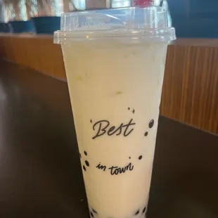 the best in town bubble tea