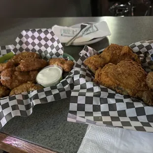 Wings and Broasted Chicken