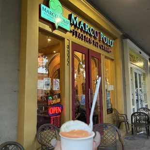 thai tea &amp; coconut