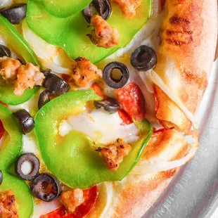 pizza, food