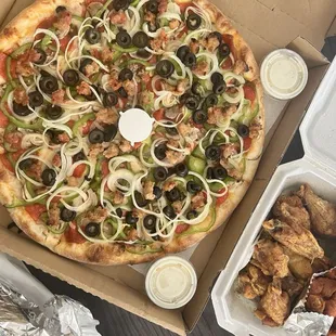 food, pizza