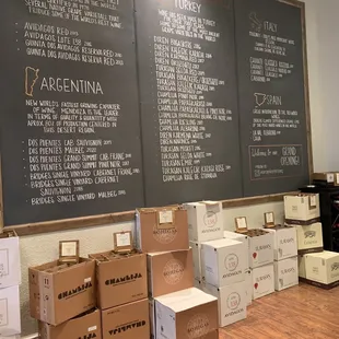 Current wines available