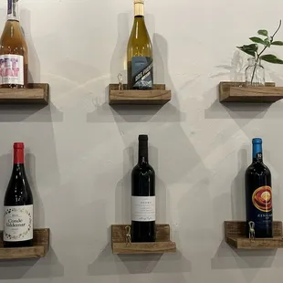 Sample tasting wines they change as they become empty