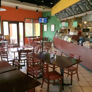 Counter and Dining Area