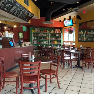 Counter and Dining Area