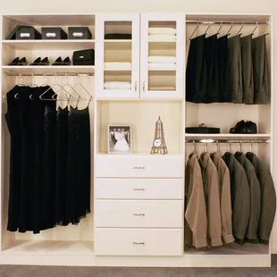 Reach-in closet