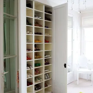 Shoe storage is no problem with Marco's Custom Closet Solutions.