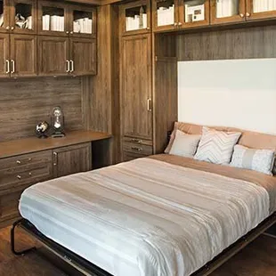 Home Office with Wall Bed
