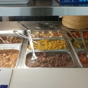 a variety of taquerias