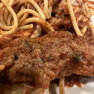 The breading slid off like a sock, absolutely horrible