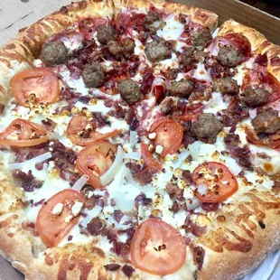 1/2 white cheezy 1/2 meaty - all yummy!