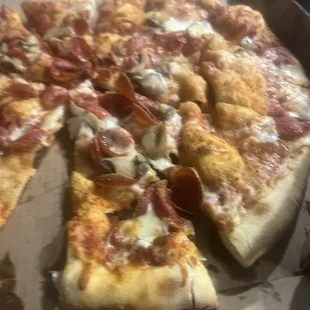 a pizza in a box