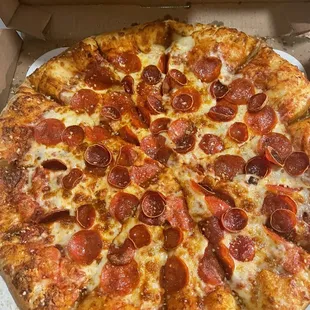 Pepperoni pizza