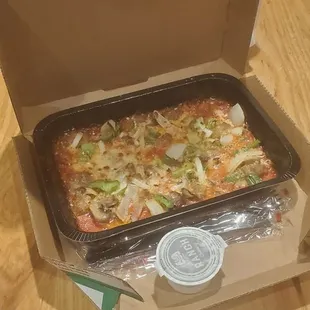 Pizza bowl (no crust)