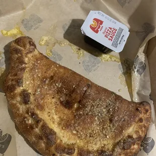 Pepperoni calzone