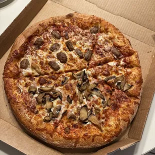 a pizza in a box