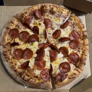Pepperoni pizza