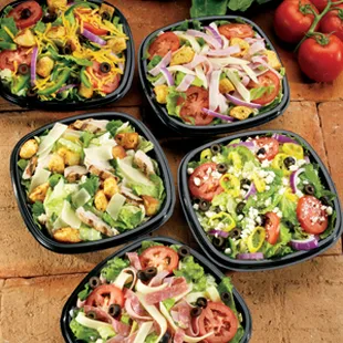 salads, interior