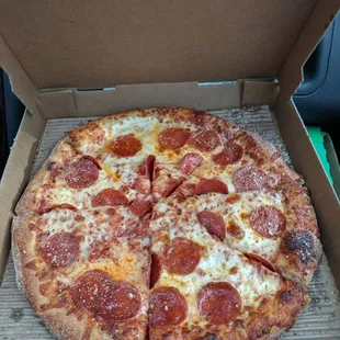 Pepperoni pizza