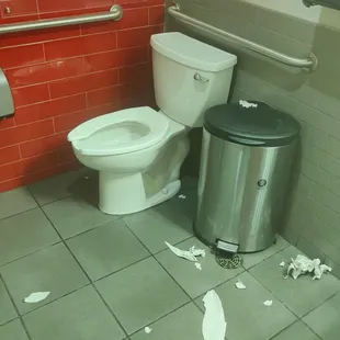 Bathroom. Pictures don&apos;t do it justice. None of the place looks like it has been cleaned in weeks