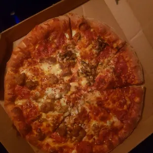 Poorly prepared pizza