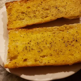 Good sized garlic bread
