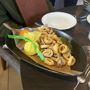 calamari for appetizer